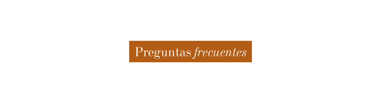 Preguntas frecuentes